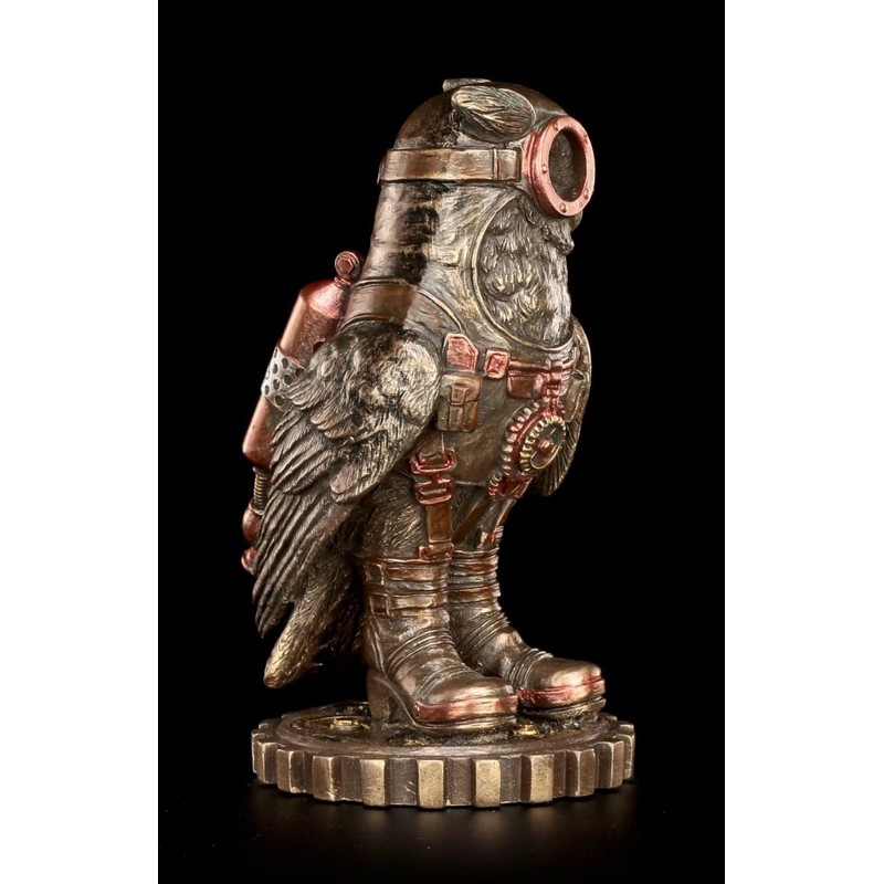 Steampunk Figurine Retro Owl Veronese