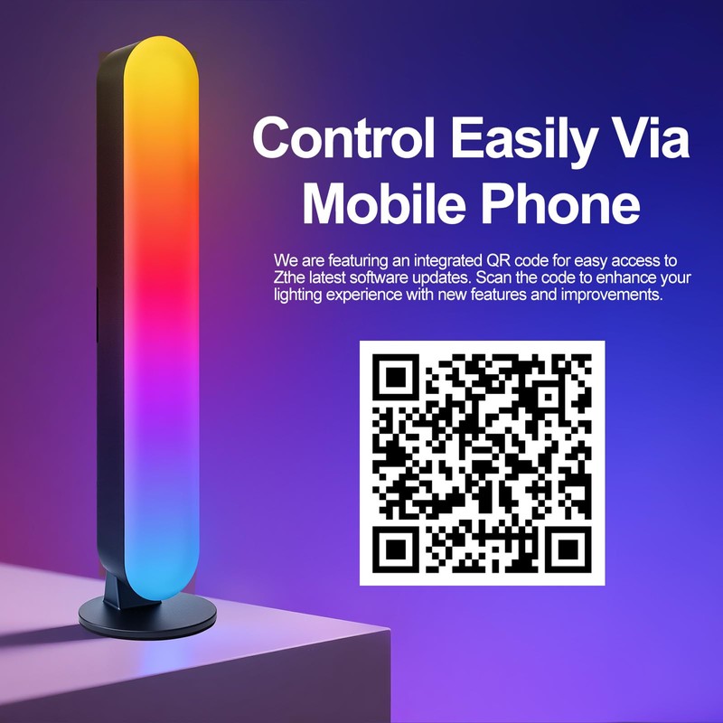 TRIPLE RABBIT RGB Light Bar,Smart LED Light Bar for Room,16