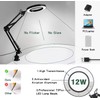 Magnifying Glass with Light and Stand, 10X Magnifying Lamp, 2-in-1