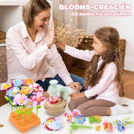 Kit De Juguetes De Ramo De Flores De Tela Para Niños,Kit De Manualidades Educativo Para Manualidades,Juguetes De Artes Para Niñas,Regalos Creativos De Cumpleaños. (Verde—Juego de ramo de tela)