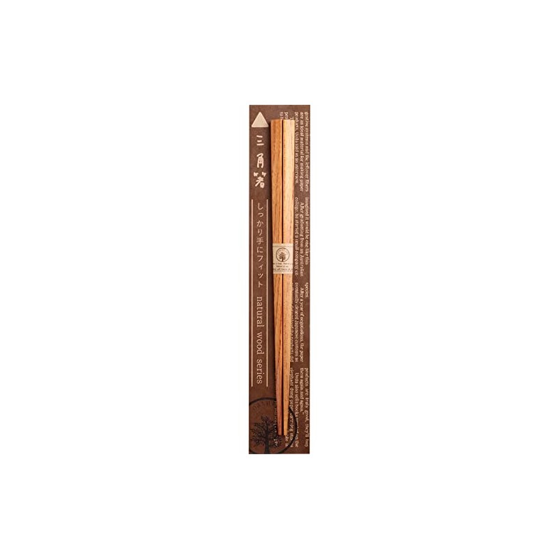 Wakasa Lacquer Chopsticks 263997 Natural Wood Zelkova, 9.1 inches (23