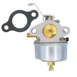 Upgraded 632019A 632019 Carburetor w/Gasket for Tecumseh H30 H50 H60 HH60 Troy Bilt Tillers 5HP 6HP 4 Cycle 2 Stage Snowblower, Replaces 632230 632272 Carbs by GRABOTE