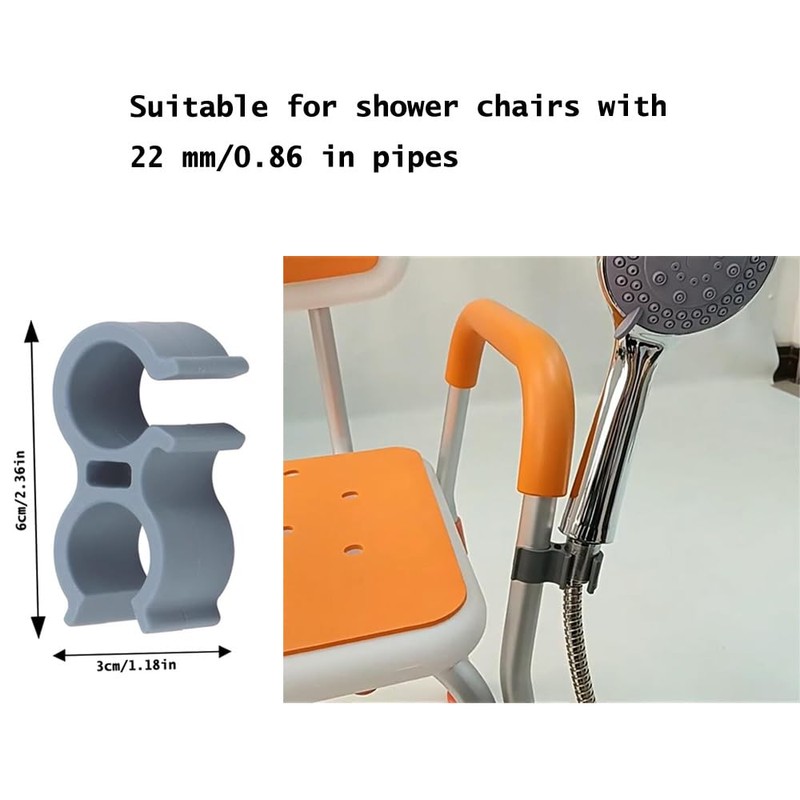 DeaHea 2 Pack Shower Chair Shower Head Holder Handheld Shower