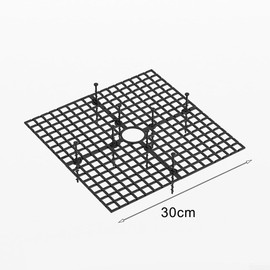 Rejilla para macetas, 4 unidades, malla para cubierta de suelo de plantas, barrera para excavación de gatos y protector de plantas para perros, protector de plantas para interiores y exteriores con