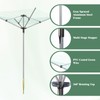 FWTRMRC Outdoor Umbrella Drying Rack 165 Feet Umbrella Clothesline with
