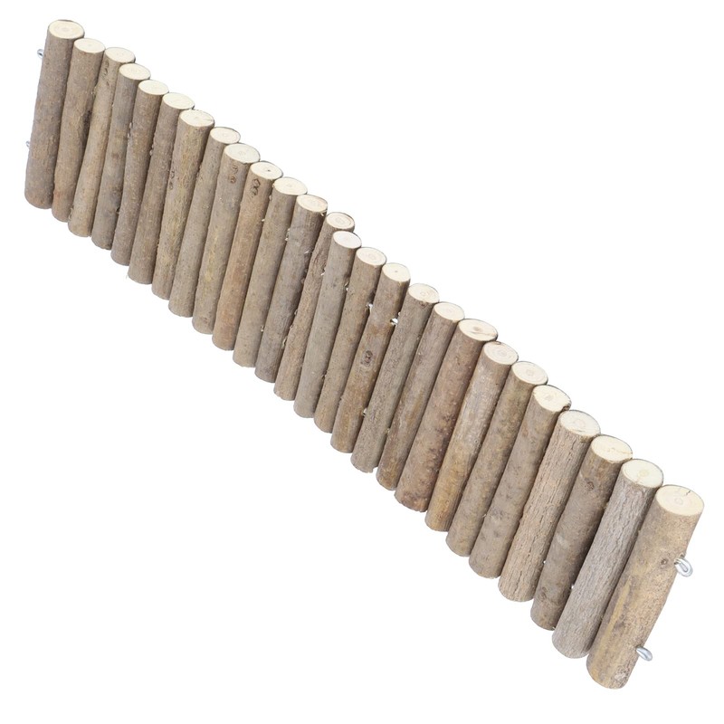 CYTGOUPER Hamster Toys, Hamster Wood Hideout Rodents Wooden Door Fence