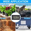 Mini termómetro higrómetro, medidor de humedad digital LCD integrado con