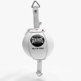 Geezers Elite Pro Leather Floor To Ceiling Ball (XS, WHITE)