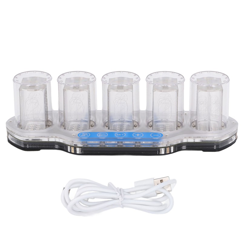 Nixie Tube Clock Breathing RGB High Accuracy Time Clock Luminous