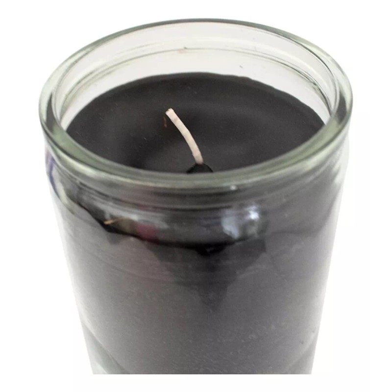 CEB Veladoras Jumbo Negras 2 Piezas