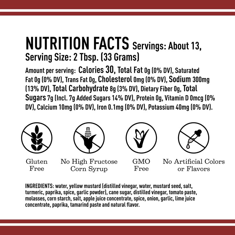 Lillie's Q - Gold Barbeque Sauce, Gluten-Free, Non-GMO, No Preservatives,