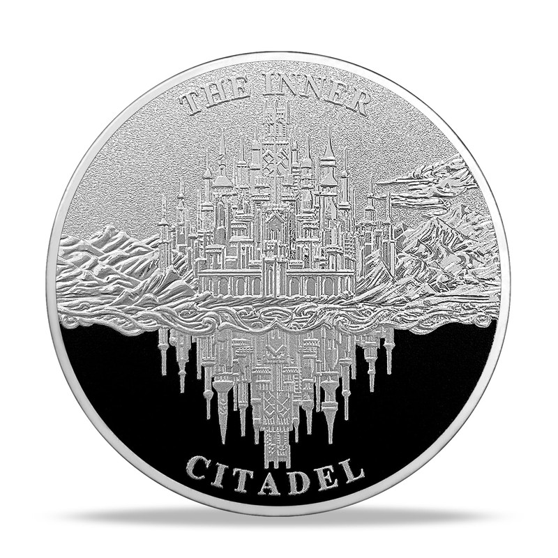 AtSKnSK Artisan Asymmetrical Coin Challenge Coin (Asymmetrical Castle, Piece, 1)