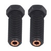 2PCS 3 Hole Nozzles Hardened Steel Nozzle Fit 1.75mm Filament