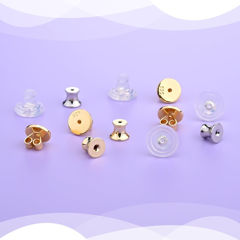 Earring Backs for Droopy Ears Heavy Earrings - Replacements Locking