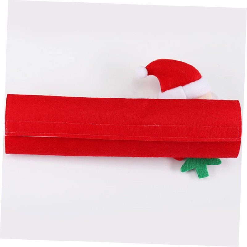 Gadpiparty 3-Piece Christmas Themed Refrigerator Handle Covers Fabric Door Handle