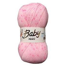 Woolcraft Baby Spot Prints Knitting Yarn/Wool - 100g Ball - 16 Shades (Cinderella - 642)