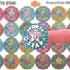 144 Sports Star - 30mm - Glossy Reward Stickers for