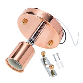 Operitacx Drehbarer Lampensockel Hochtemperaturbeständiger Halter Für Wandleuchten Und Deckenlampen Retro Design Einsetzbar Für Cafés Restaurants