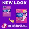 Tampax Radiant Tampons Multipack, with LeakGuard Braid, Light/Regular Absorbency, Unscented,