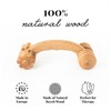 Tuuli Accessories Massage Device Back Neck Shoulder Massage Roller Wooden