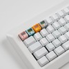 ULTRAEQUIP Artisan Keycaps, Cute Retro Game Consoler-Shpaed Keycaps, Shine Through