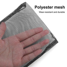 MiOYOOW 10 Pieces Aquarium Media Mesh Filter Bag Fish Tank Mesh Bags with Zip Filter Media Bag for Aquarium Swimming Pool Pond (Coarse/Fine Mesh)
