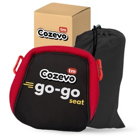 Cozevo Inflatable Car Booster Seat for Kids 4–12 Years, Travel Car Seat Cushion Lightweight Foldable Car Booster for Boys and Girls – Travel Essentials for Kids