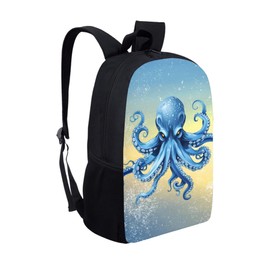 Nakgn Kids Backpack Print School Bookbag Travel bag for Elementary Students Teens Girls Boys (Octopus)