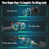Wannap 3 Pole Wire Connector Waterproof IP68 External Electrical Junction
