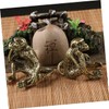 iplusmile Retro Brass Monkey Figurine Antique Monkey Statue Ornament for