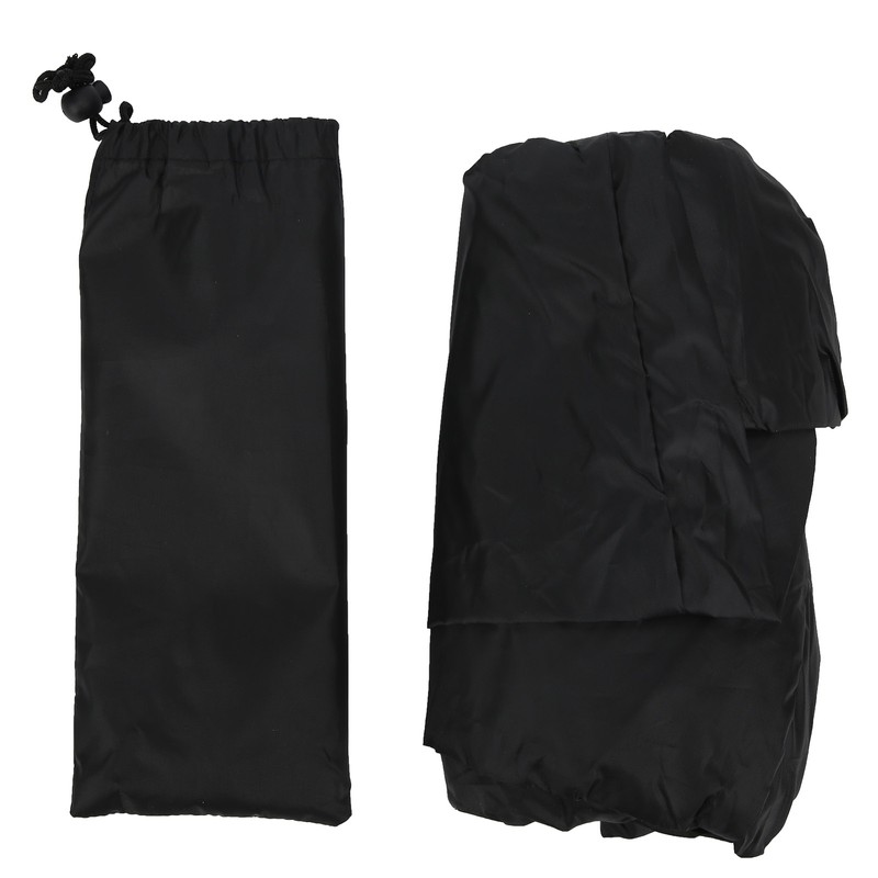 SilverCoated Lawn Mower Waterproof Cover High Temperature Resistance Dustproof Protector(Black