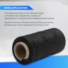 TOOLSSIDE 9-Ply Black 2mm Waxed Twine 1500 Feet/500 Yard Wax