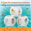 GLÜCKSGUT® Anti-Stress Cube, Funny Stress Cube for Stress Relief, 6