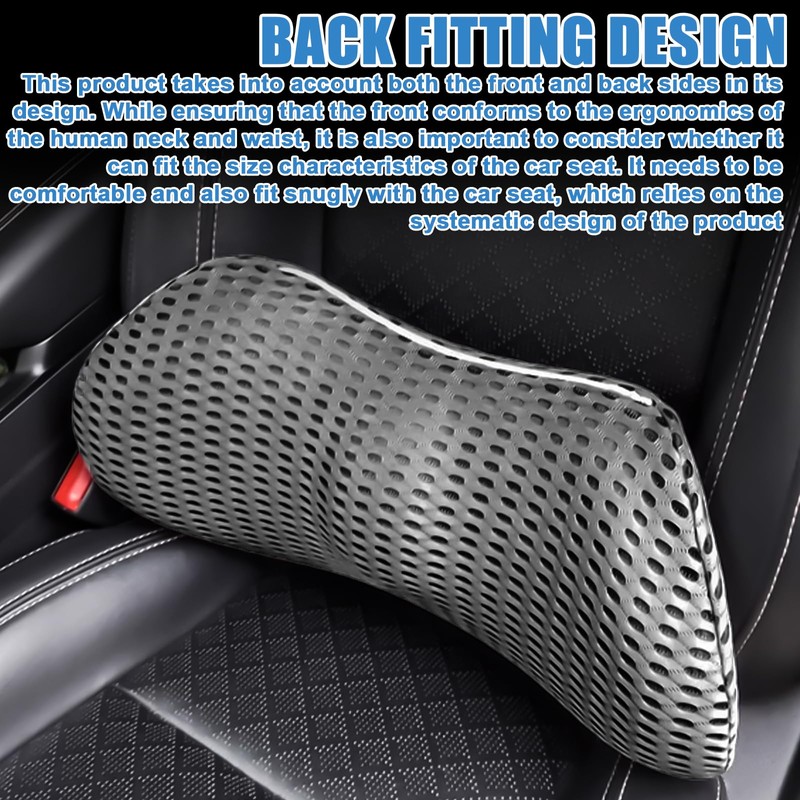 GBKDQQ Lumbar Cushion, Back Cushion Sofa and Car, Non-Slip Lumbar