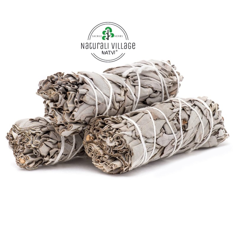 Smudge Herbs Pack California White Sage Cedar Blue sage (White