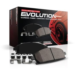 Power Stop Z23-2035 Front Z23 Evolution Sport - Pastillas de freno de cerámica con infusión de fibra de carbono con hardware para Hyundai Elantra, Hyundai Kona, Kia Forte, Kia Forte5 [Modelo