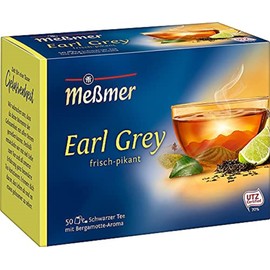 Meßmer Earl Grey | 50 Tea Bags | Vegan | Gluten Free | Lactose Free