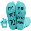 HAPPYPOP 70th Birthday Gift Ideas for Women - Socks for