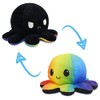 TeeTurtle - The Original Reversible Octopus Plushie - Black +
