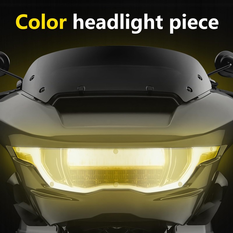 FWXEOZ Motorcycle Accessories Headlight Guard Front Headlamp Protection Cover for