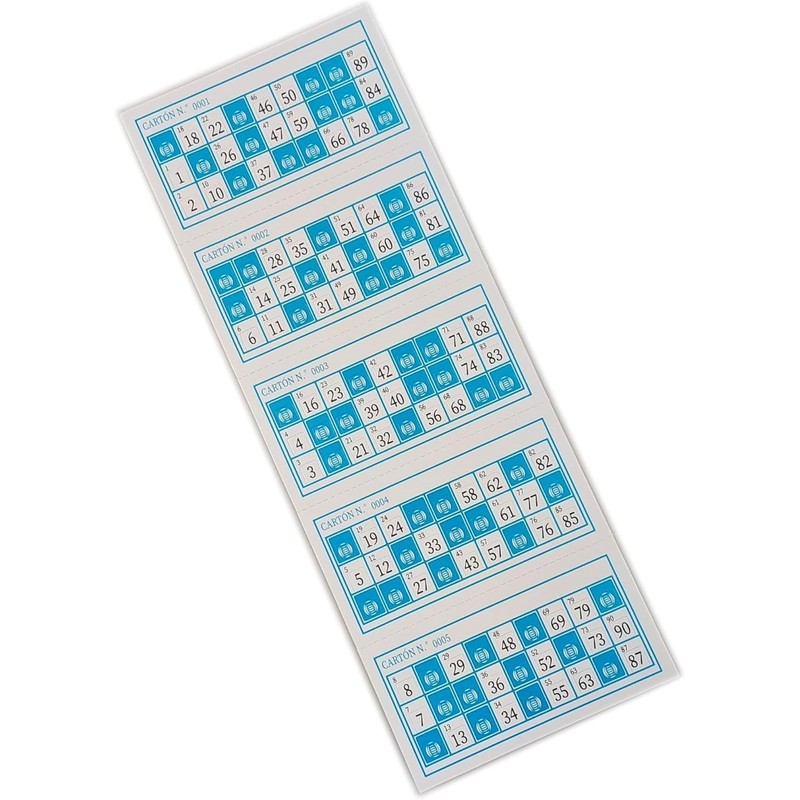 Pandiui23 620 Die Cut Bingo Cards for Traditional Bingo with