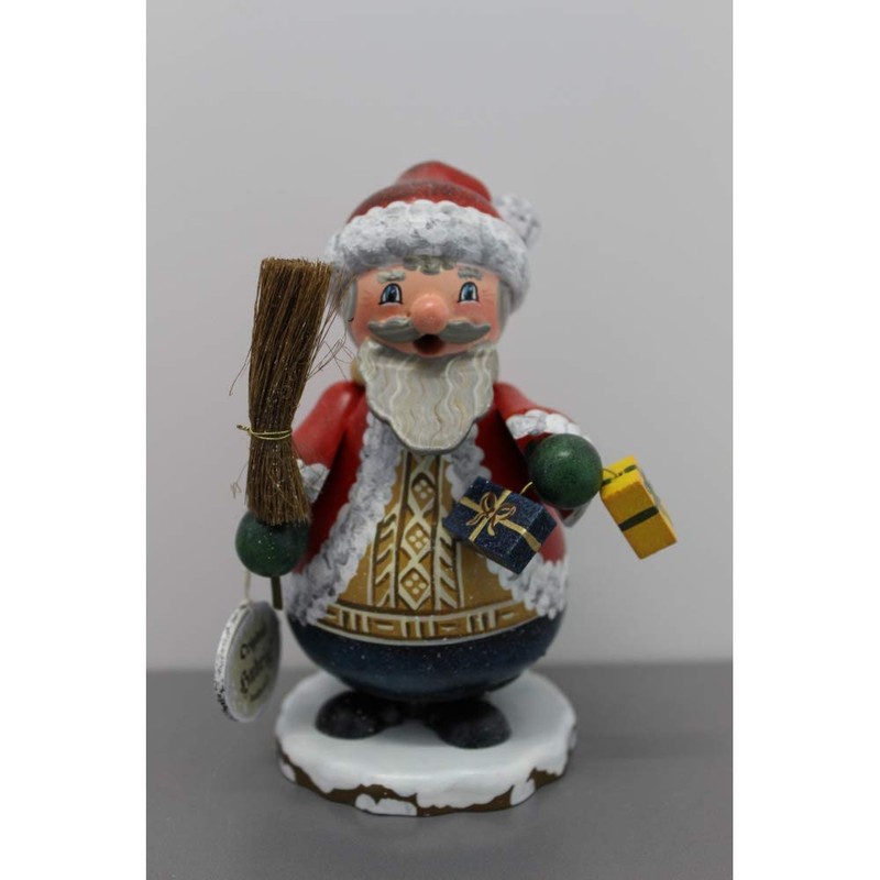 Hubrig Neuheit 2013 - Räucherwichtel Weihnachtsmann Nico, 14cm, Erzgebirge
