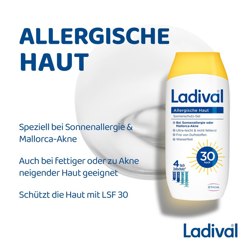 Ladival Allergic Skin Sun Cream SPF 30 Body Sun Protection