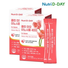 Nutri-D-Day Choline Myo Inositol 4000 30 packets x 2, total 60 packets / 뉴트리디데이 콜린 미오 이노시톨 4000 30포 x 2개 총 60포