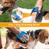 ROPO ROPO Dog Grooming Brush, Pet Shampoo Bath Brush Soothing