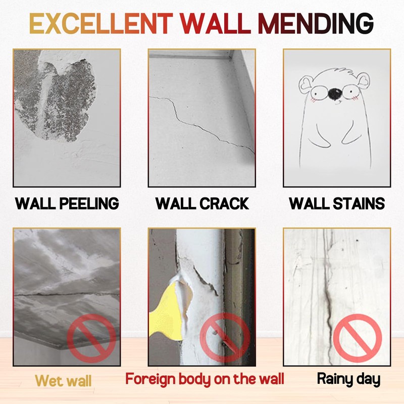 Sugelary Drywall Patch Repair Kit with Scraper, Wall Spackle Paste,