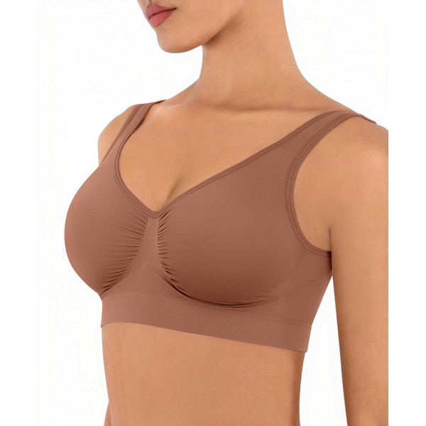 FeelinGirl Bralettes for Women No Underwire Wireless Full Coverage Womens