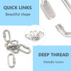 CEEYSEE 6Pcs D Shackle M6 304 Stainless Steel Shackles Quick