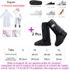 1 Par Protector de Zapatos Impermeable Cubiertas de Zapatos +1Pc
