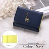 Naru Animal Embroidery Clasp Purse Trifold Wallet Mini Wallet Ladies